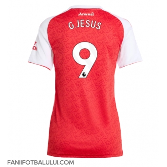 Arsenal Gabriel Jesus #9 Tricou Fotbal Replică 2025-26 Femei Acasa